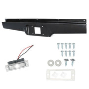 DURAFORCE Rear Steel Bumper Roll Pan For Chevy S10 GMC S15 Sonoma Pickup 1982-1993 Black