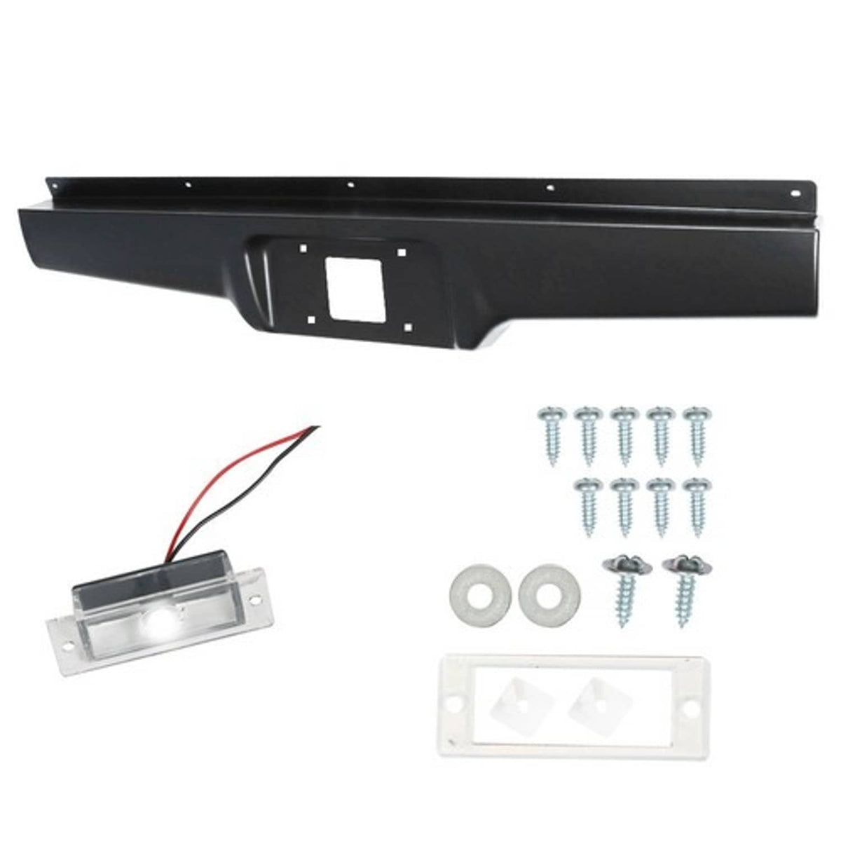 Rear Steel Bumper Roll Pan For Chevy S10 GMC S15 Sonoma Pickup 1982-19 ...