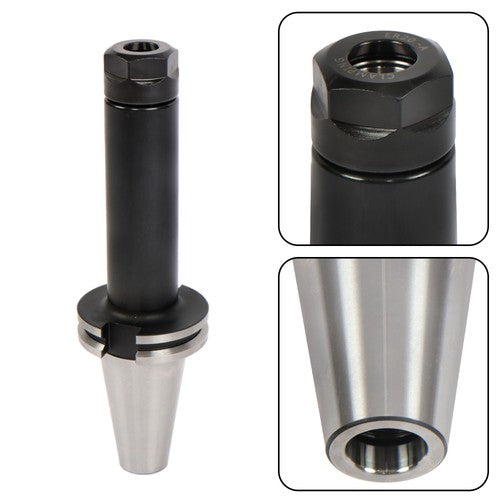 DURAFORCE 2Pcs High Speed CAT40-ER20 Collet Chucks 6" Gage Length Balanced G2.5/25000RPM
