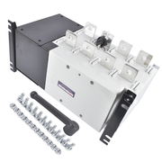 DURAFORCE Industrial Automatic Transfer Switch 4P 630A 110V or 220V Plastic Copper Steel