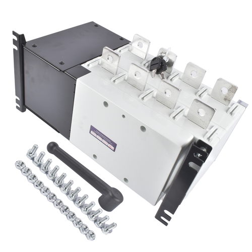DURAFORCE Industrial Automatic Transfer Switch 4P 630A 110V or 220V Plastic Copper Steel
