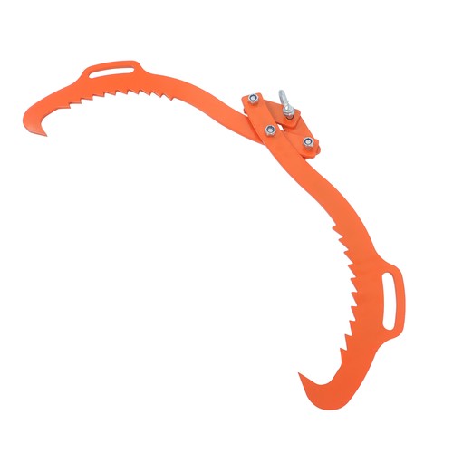 DURAFORCE Heavy Duty Claw Hook 2 Claw Timber Log Lifting Tongs For Lumber Skidding 32 Inch