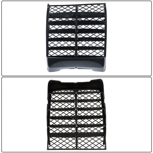 DURAFORCE Plastic Gas Tank Side Cover & Grill For Yamaha Banshee 350 1987-2005 2006 Black