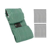 DURAFORCE Garden Privacy Fence Heavy Duty 5FT x 50FT Barrier Net With Zip Ties Dark Green