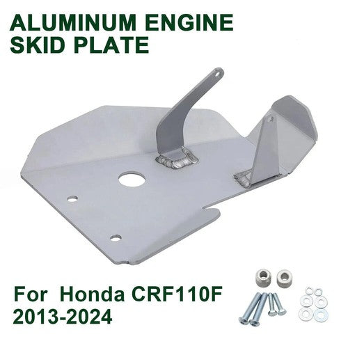 DURAFORCE Front Skid Plate Lower Engine Guard Cover For Honda CRF110 CRF110F 2013-2024