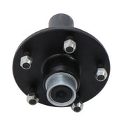 DURAFORCE 1Pc Pre-Assembled 5 x 5.5" Wheel Hub Kit & Round #84 Spindle, With Bearing Kit