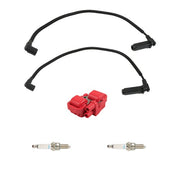 DURAFORCE Ignition Coil & Spark Plug W/ Wire Cap For 2011-2014 Polaris RZR S 800 4012888