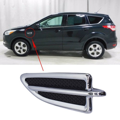 DURAFORCE Fit For Ford Escape 2013-2015 Left Side CJ5Z16228AA Fender Moulding Chrome