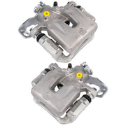 DURAFORCE 2Pcs Rear Driver & Passenger Brake Caliper with Bracket for Kia Soul 2014-2018