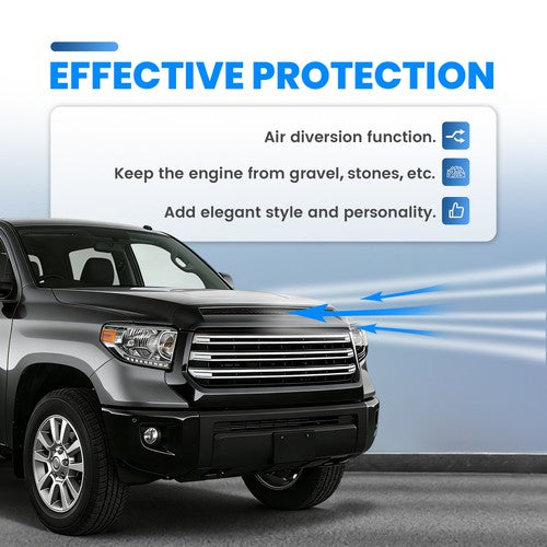 Front Upper Hood Molding Grille for Toyota Tundra 2014-2021