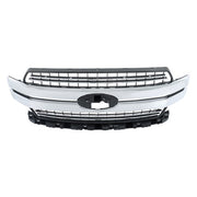 DURAFORCE Chrome Front Bumper Grille Grill For Ford F-150 F150 2018-20 Lariat Style