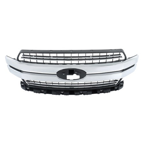 DURAFORCE Chrome Front Bumper Grille Grill For Ford F-150 F150 2018-20 Lariat Style
