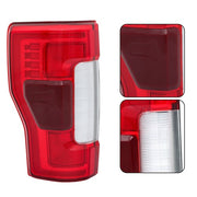 DURAFORCE LH+RH Side For Ford F-250 F-350 Super Duty 2017-2019 Tail Light w/Blind Spot LED