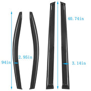 DURAFORCE Fit For Toyota Sienna 2011-19 Window Visor Vent Shade Left + Right 4x Rain Guard