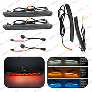 DURAFORCE For 2023 2024 Honda CRV LED Side Marker Light + Reflector Tail Lamp Smoked Lens