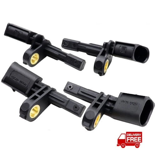 DURAFORCE Set 4 ABS Wheel Speed Sensor For VW Volkswagen Amarok 11-2013 Beetle 2012-2019