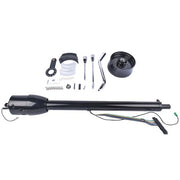 DURAFORCE 32" Automatic Column Shift Tilt Steering Column No Key & Wheel Adapter Black