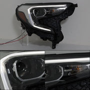 DURAFORCE Xenon HID Clear Chrome Projector Headlights Right Set For GMC Terrain 2018-2021