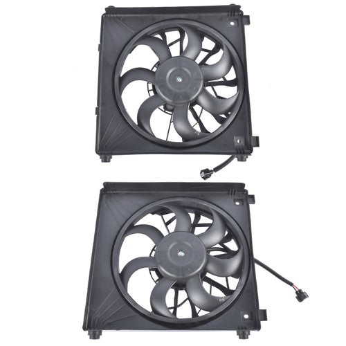 DURAFORCE 2x Engine Radiator Cooling Fan Assembly Left + Right for Tesla Model S 2012-2020