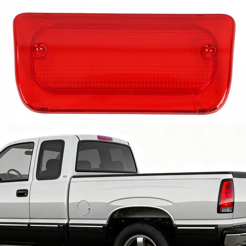 DURAFORCE Red Lens 3rd Brake Light Lens Cover Fit For 1994-2004 Chevy S-10 S10 GMC Sonoma