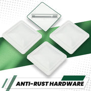 DURAFORCE 3 Pack 14"X14" Ventline Roof Vent Cover RV Replacement Vent Lid Roof Part White