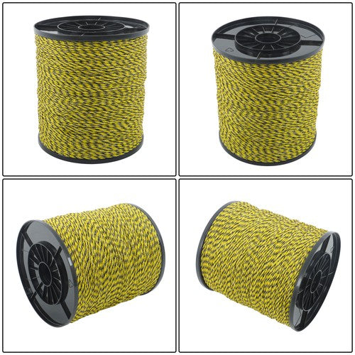 DURAFORCE Fence Wire 1/8 inch 3280 Feet 1000m 6 Stainless Steel Strands Conductors