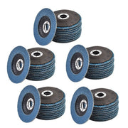 DURAFORCE PACK 50 PREMIUM ZIRCONIA FLAP DISC SANDING GRINDING 4-1/2" X 7/8" 40 GRIT