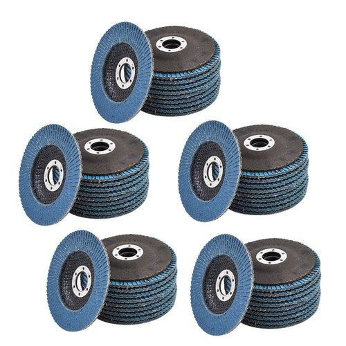 DURAFORCE PACK 50 PREMIUM ZIRCONIA FLAP DISC SANDING GRINDING 4-1/2" X 7/8" 40 GRIT