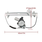 DURAFORCE 741-304 Front LH Window Regulator w/ Motor For Honda Accord Coupe 2003-2007