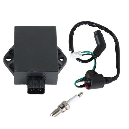 DURAFORCE CDI BOX Ignition Coil and Spark Plug For Polaris Sportsman HAWKEYE 300 2008-2011