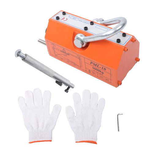 DURAFORCE 2200Lbs/1000kg Neodymium Hoist Magnetic Lifter Lifting Magnet 2 Safety Factor