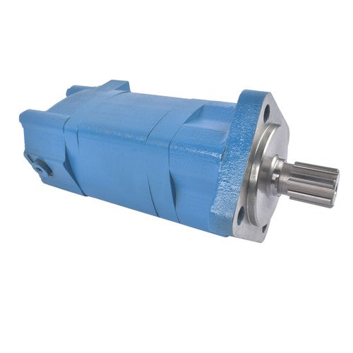 DURAFORCE Blue Hydraulic Motor 4 Holes Replacement for Skid Steer Rotary Tiller BM5-400