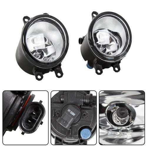 Pair Fog Lights Left And Right Side For Toyota RAV4 Camry Yaris Lexus LX570