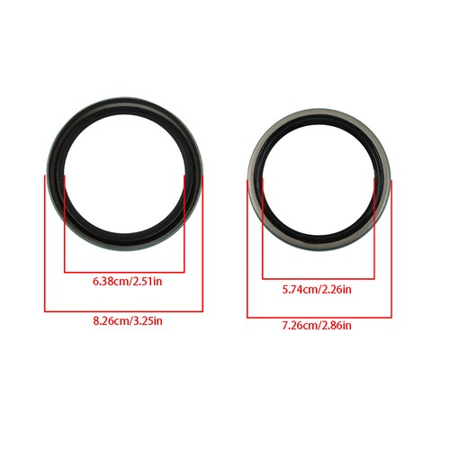DURAFORCE 6 PCS Front Wheel Hub Strut Seal For Polaris Scrambler 400 500 1996-1997 3610028