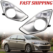 DURAFORCE Front Fog Light Covers Turn Signal Lamps for 2013 2014 2015 for Toyota Avalon