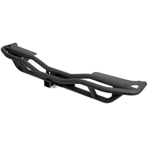 Textured Rear Bumper Guard with Receiver Hitch for Jeep Wrangler JK 2007