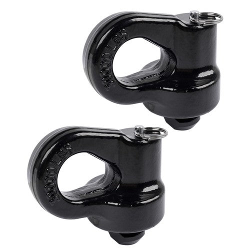 DURAFORCE Pair Gooseneck Safety Chain Anchors 60691 For Chevrolet Silverado 2500 3500 HD