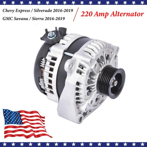 DURAFORCE Alternator for Chevrolet Express 2500 Express 3500 2016-2020 GMC Sierra 2500 HD