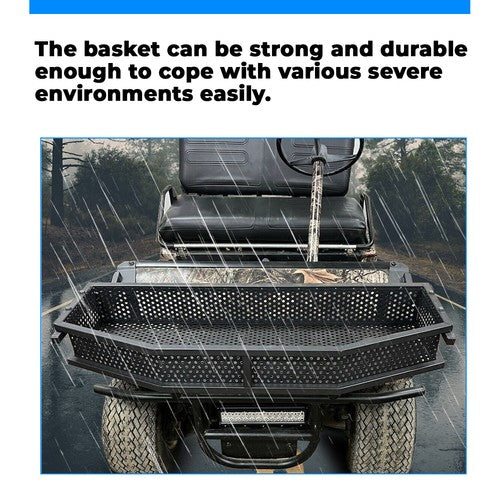 Front Outer Cargo Basket for Club Car DS Golf Cart Gas Electric Models