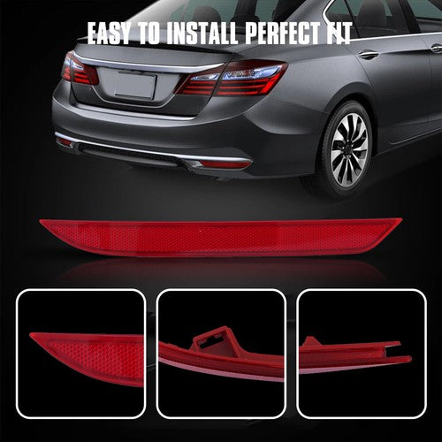 Rear Bumper Reflector Tail Light Left & Right For 2016-2017 Honda Accord 16-17
