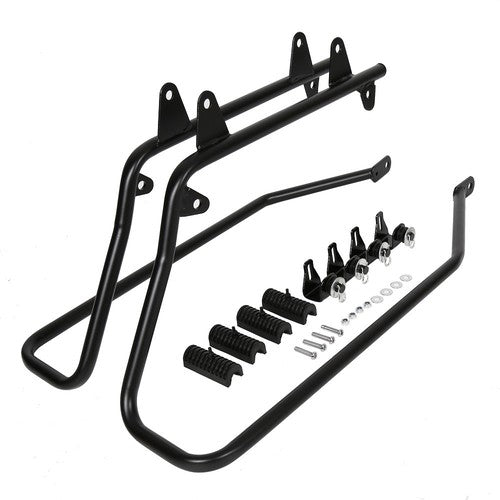 DURAFORCE Painted Hard Saddlebag Conversion Brackets For Harley Softail Fatboy FLST