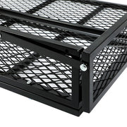 DURAFORCE Rear Drop Mesh Basket Rack Steel Cargo Luggage Carrier For Universal 500LBS