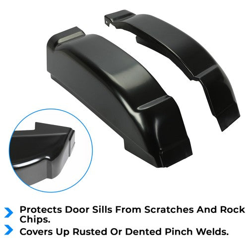 For UTV T-Boss 550 750 560 760 Durable Black Clear PVC Soft Full Door Enclosure