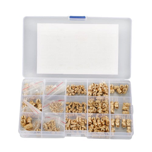 DURAFORCE 350Pack threaded inserts assortment kit M2-M6 metric internal thread rolled