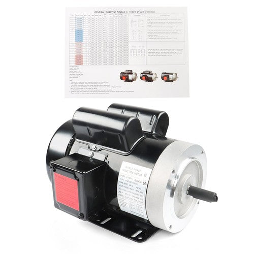DURAFORCE 2HP 115/230V General Purpose Motor 3450RPM Electric Motor 56C Single Phase New