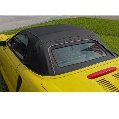DURAFORCE Fit Toyota Mr2 Spyder 00-07 Convertible Sailcloth Soft Top & Heated Glass Black