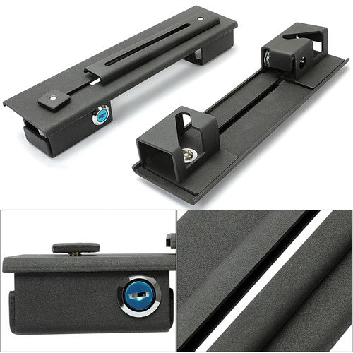 DURAFORCE Hard Saddlebag Bags Detachable Quick Release Mounting Brackets For Harley Honda