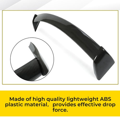 Rear Roof Spoiler Carbon Fiber Style for Subaru Impreza WRX STI 2002 to 2007