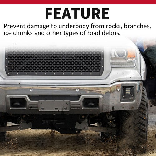 Front Bumper Skid Plate Valance Panel Mid Section For 2014 2015 GMC Sierra 1500