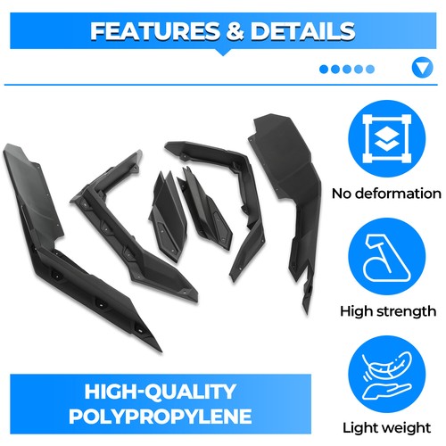 Extended Fender Flares Kit for Can Am Maverick X3 MAX Turbo R RR 2017-2025